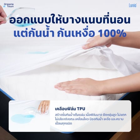 ผ้ารองกันเปื้อนกันน้ำ 6 ฟุต LUNIO AIRGUARD PROTECTOR_2